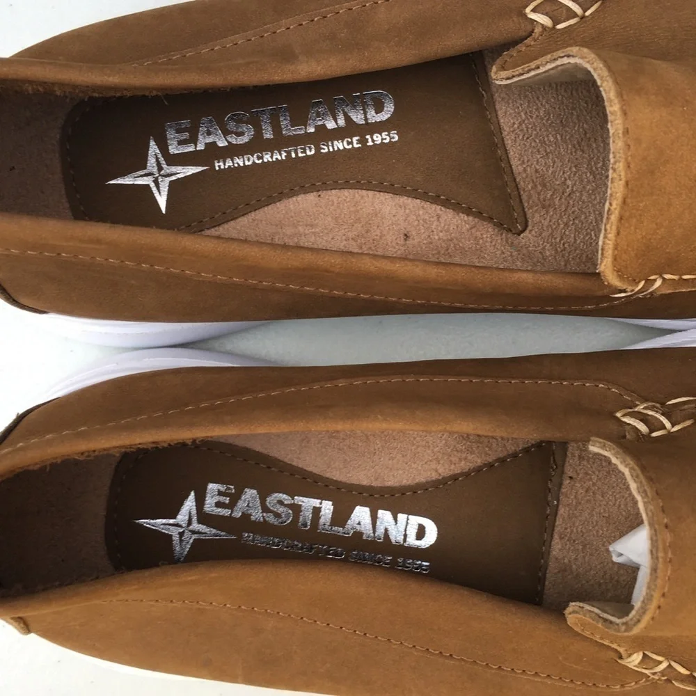 NWOT EASTLAND Men’s Rambler Leather Slip On Loafers Size 11.5